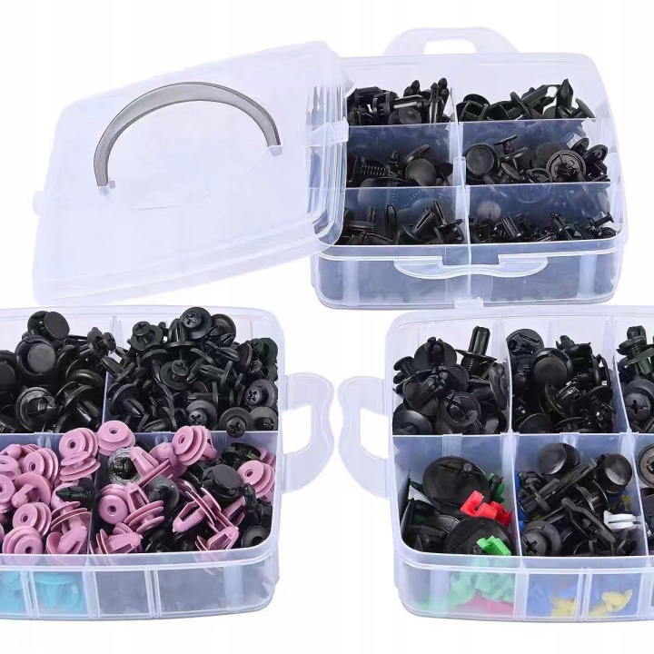 CLIPS PINCES AUTOMOBILE VERS GARNITURE DE PORTE VOITURE SCIAGACZE LAPKA KIT 680 PCS