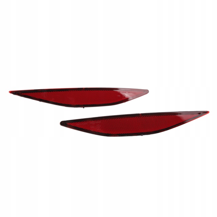 2 PCS PROJECTEUR ARRIÈRE PARE-CHOCS 5G0945105 ROUGE LENTILLE LED X8