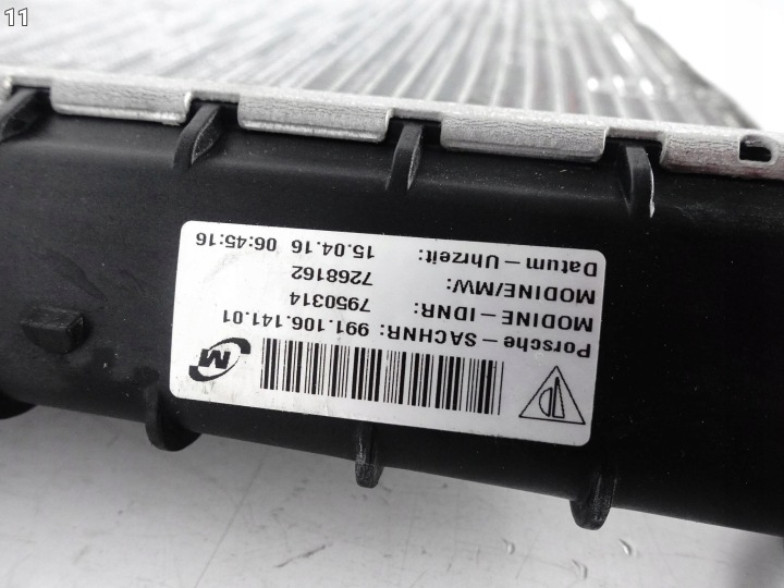 PORSCHE 991 991.1 MK1 GT3 RS GT3RS 13-17 TURBO 14-20 RADIATEUR EAU GAUCHE