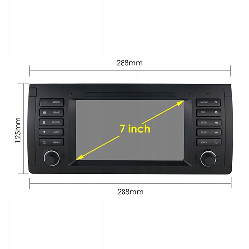 RADIO DE AUTOMÓVIL ANDROID BMW 5 E38 E39 X5 E53 M5 