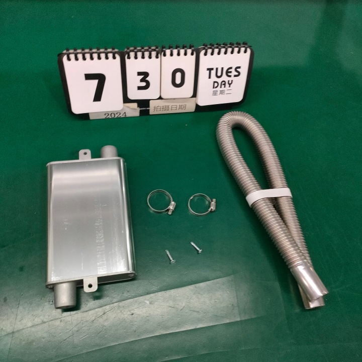 TUYAU GAZ D'ÉCHAPPEMENT D'ÉCHAPPEMENT ESSENCE 60CM Ø24MM SILENCIEUX