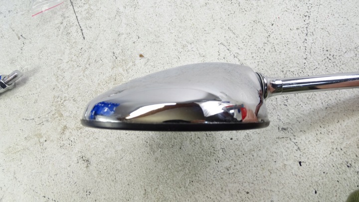 P110 RÉTROVISEURS MPC CHROME ROND M8 M10 KAWASAKI VULCAN 1500 800 EN 500