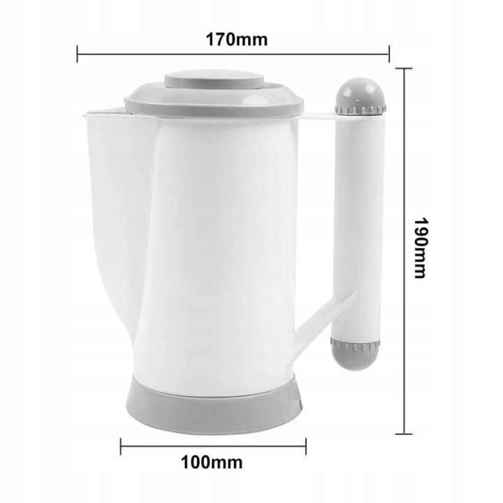 BOUILLOIRE AUTOMOBILE 12V 700ML 150W KIT PODROZNY AVEC KUBKAMI