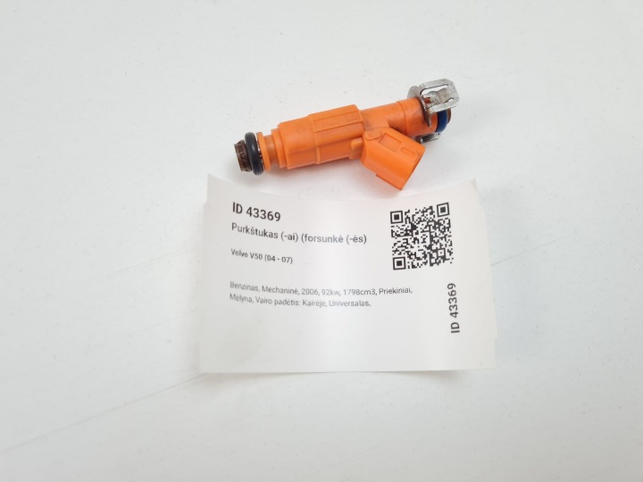 2006 VOLVO V50 INJECTEUR CARBURANTS 3M4GBA