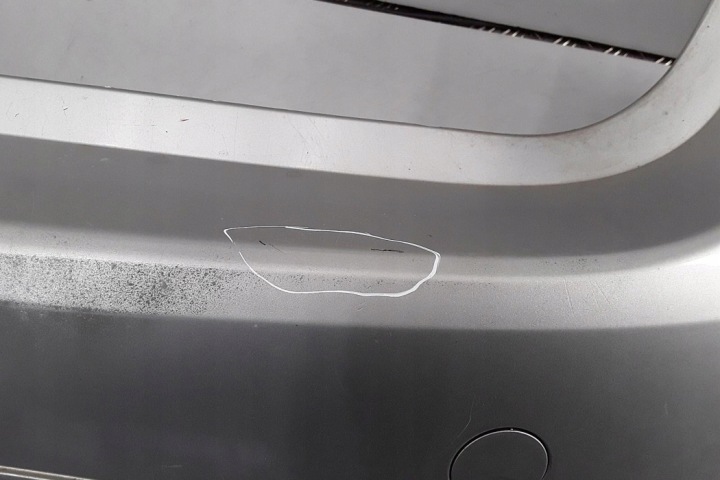 CENTRALE PIÈCE ARRIÈRE PARE-CHOCS OPEL MERIVA B 13267966 1.4L GASOLINE 2010