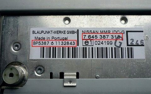 CÓDIGO PARA RADIO ROZKODOWANIE NISSAN MICRA BLAUPUNKT 