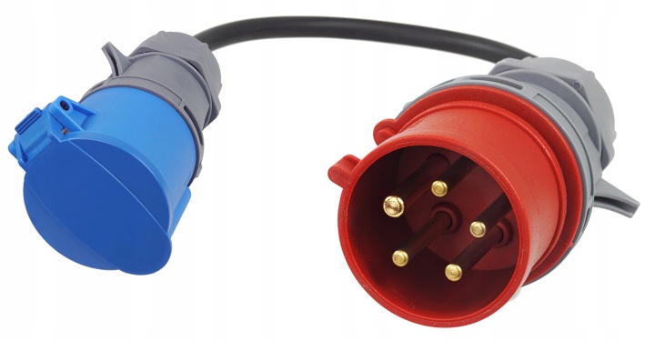 2× ADAPTATEUR SILOWY ADAPTATEUR 32A 5P CEE SUR 16A 3P CAMPING ELEKTRYK EV