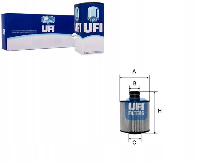 FILTRO ACEITES UFI 71754237 55223416 95511489 650111 