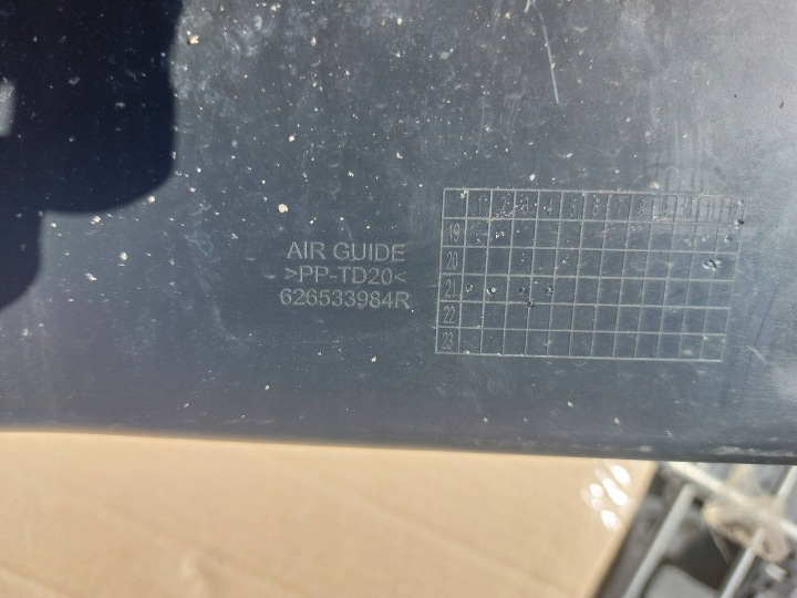 GUIDE D'AIR DACIA SPRING 626533984R 21-24