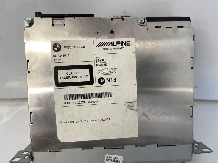 RADIO NAVIGATION ALPINE ÉCRAN BMW 1 F20 2 F22 9342036 9292243