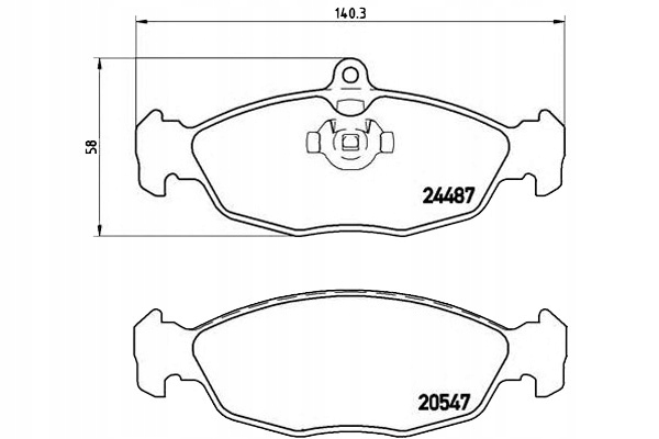 TRINKELĖS STABDŽIŲ JAGUAR XK8 96-06 GAL. BREMBO nuotrauka 2