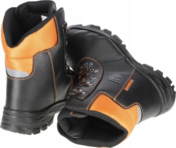 TRZEWIKI POUR PILARZAROZ. 50/UK 14.5CZARNO-POMARANCZOWEECO HUNTER BASICLUPR