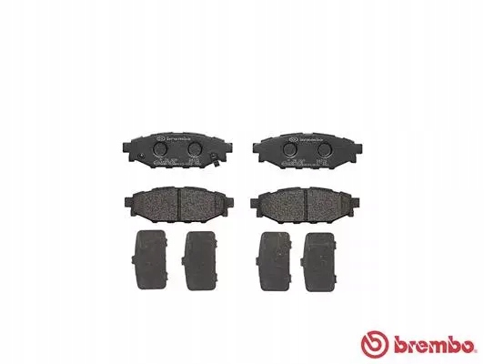 BREMBO DISQUES PLAQUETTES ARRIÈRE SUBARU LEGACY V 286MM