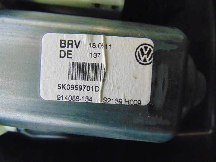 MÉCANISME VITRES GAUCHE AVANT VW GOLF VI HAYON 5K1837729T 5K0959793 EUROPE