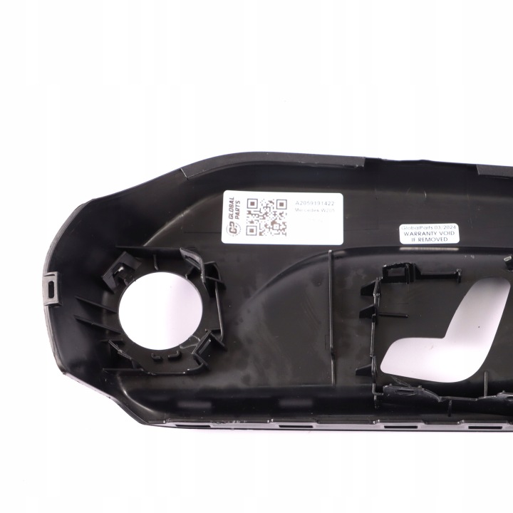 MERCEDES W205 W213 PROTECTION CHÂSSIS SIÈGES DROIT AVANT NOIRE A2059191422