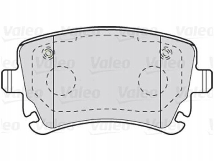 ZAPATAS PARTE TRASERA VALEO 301004 