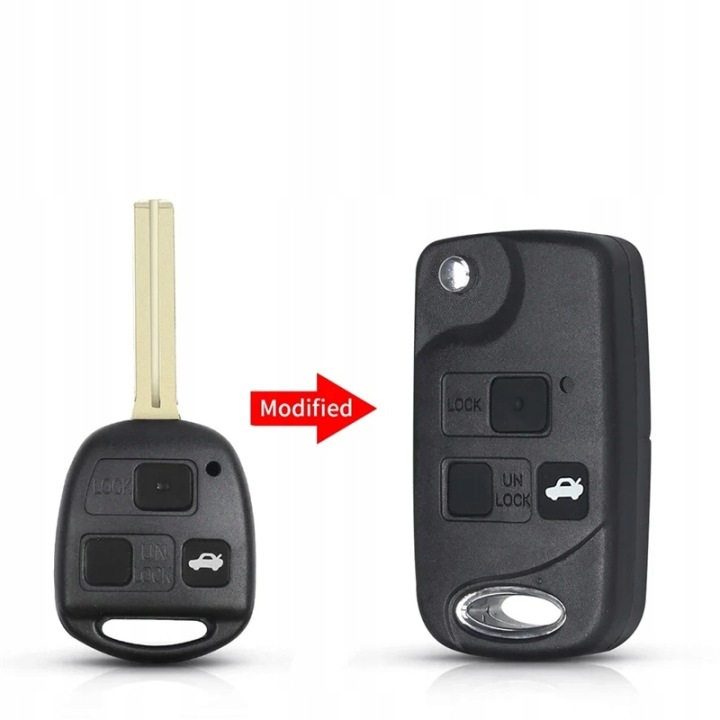FOR TOYOTA YARIS LAND CRUISER FOR LEXUS FLID KEY TOY43/47/48 BLADE