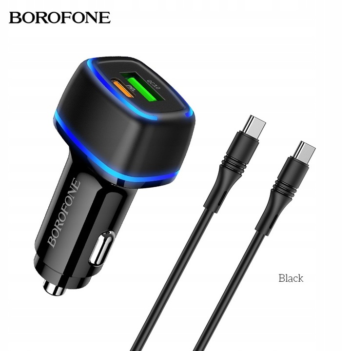 BZ14A CHARGER USB PD20W QC3.0 + CABLE TYPE-C PD 