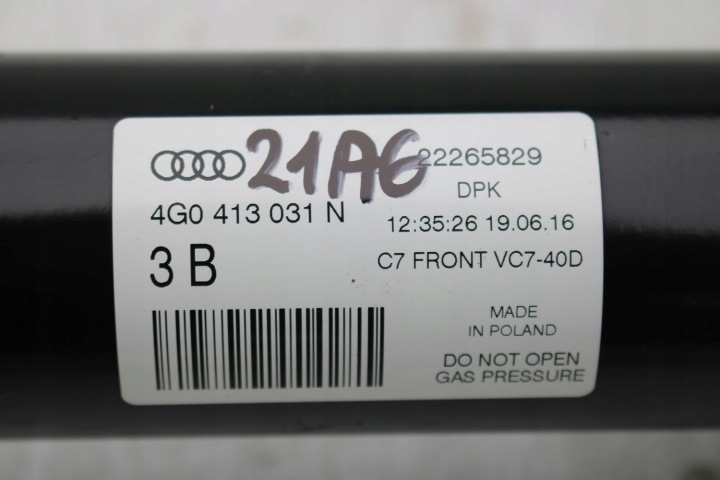 AUDI A6 4G AMORTISSEUR 4G0413031N TÉLESCOPE AVANT AMORY MCPHERSON AVANT 2