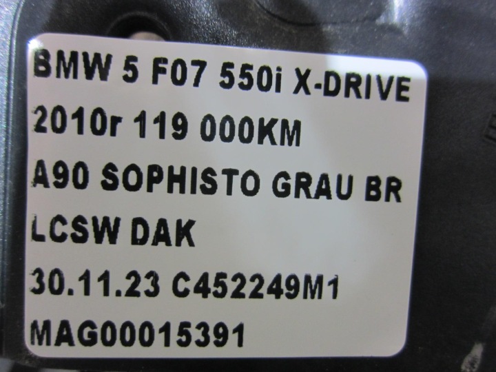 BMW 5 F07 GT CHARNIÈRE CAPOTS DROIT GAUCHE ENSEMBLE A90 7046324 7046323 7229635
