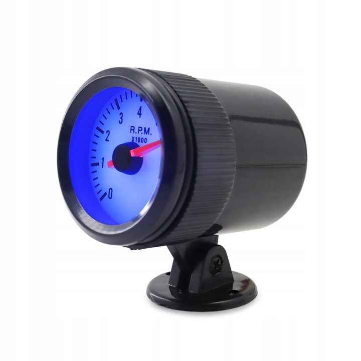 INDICATEUR COMPTE-TOURS TACHOMETR AUTOMOBILE 0-8000 RPM BLEUES DIODES LED