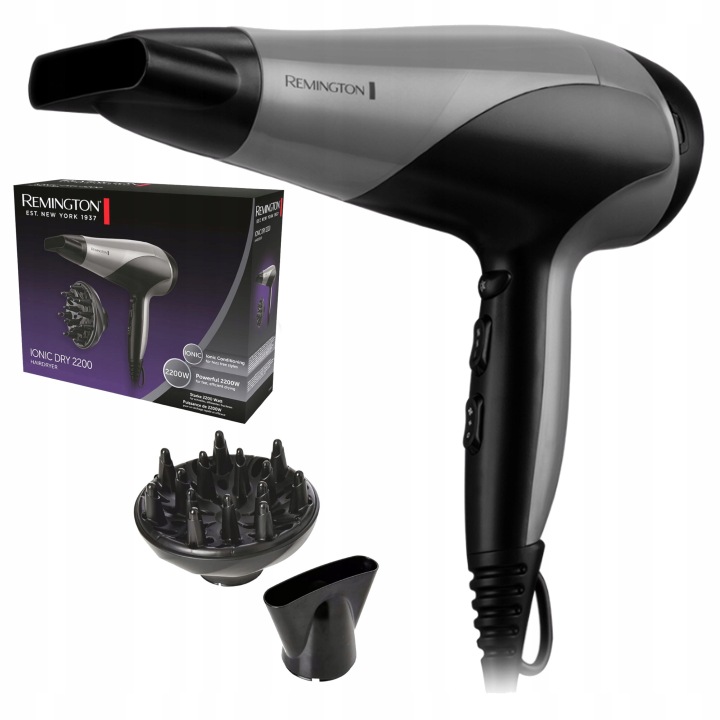 Dryer hair remington d3190 ionic dry 2200w 🏷️ 40 € ⏩ It pays to