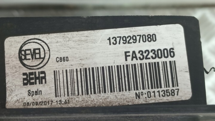 VENTILATEURS FIAT DUCATO III PEUGEOT BOXER JUMPER 14-26 1379297080 ORIGINAL