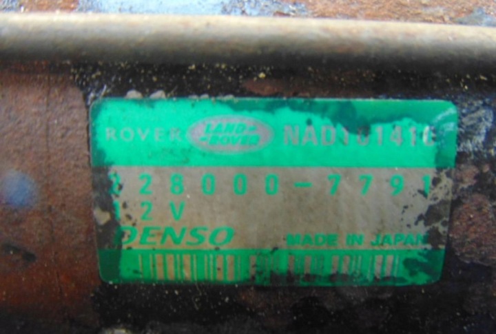 ROVER 75 2.0D DÉMARREUR 2280007791
