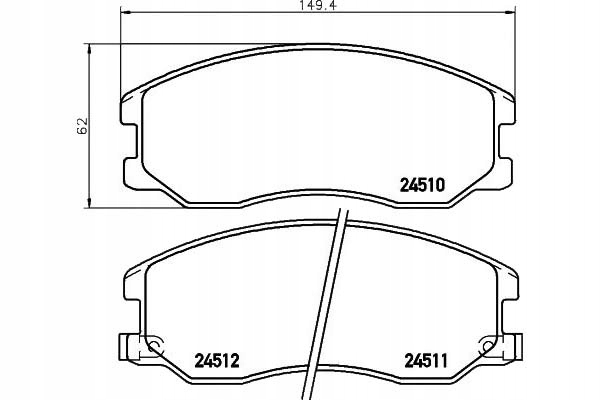 ZAPATAS DE FRENADO OPEL PARTE DELANTERA ANTARA TEXTAR 