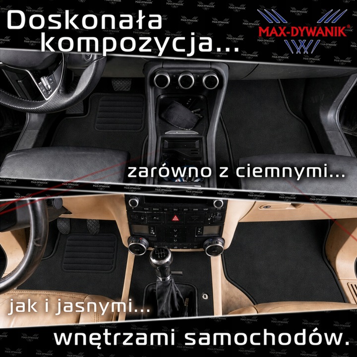 AUDI A6 C7 2011-2018 TAPIS DE SOL VELOURS VERS VOITURES NOIR