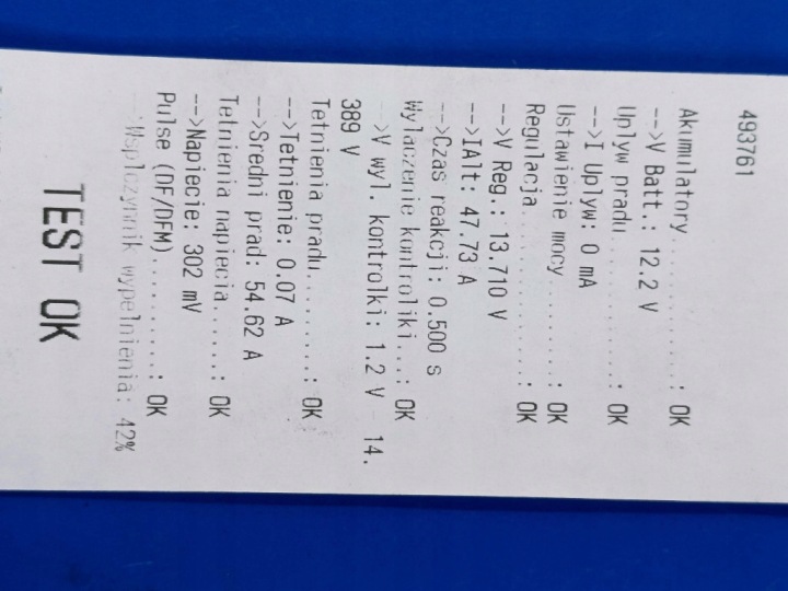 VW POLO IV 9N AUTOMATE 1.4 16V BBY ALTERNATEUR 037903025G TESTOWANY