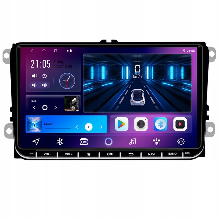 RADIO 2DIN ANDROID VW GOLF 5 V 6 VI PASSAT B6 B7 TIGUAN TOURAN CC 2GB/64GB 