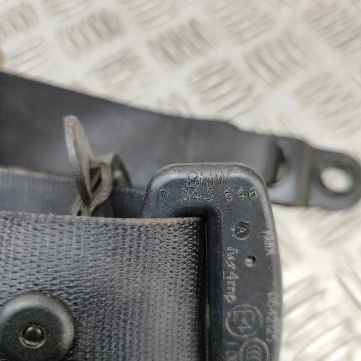 CEINTURE DE SÉCURITÉ ARRIÈRE DROIT BMW X5 (F15, F85) 7343646 30345078 3.0L