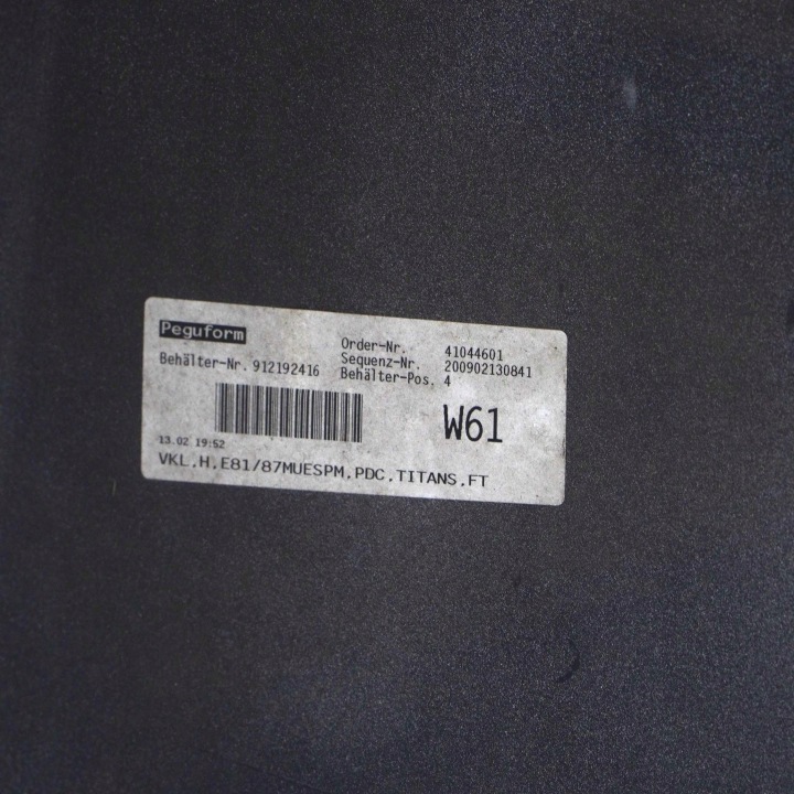 BMW E81 E87 LCI PARE-CHOCS ARRIÈRE TITANSILBER 354