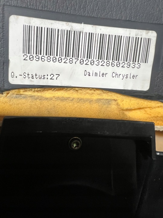 MERCEDES W209 CLK PLANCHE CONSOLE AIRBAG COCKPIT EUROPE COUSSIN CONDUCTEUR ORIGINAL