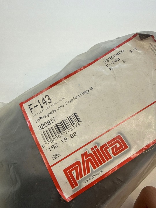 ORIGINAL ANGLE PARE-CHOCS PRZEDNIEGO/TYLNEGO FORD FIESTA 1984-1988