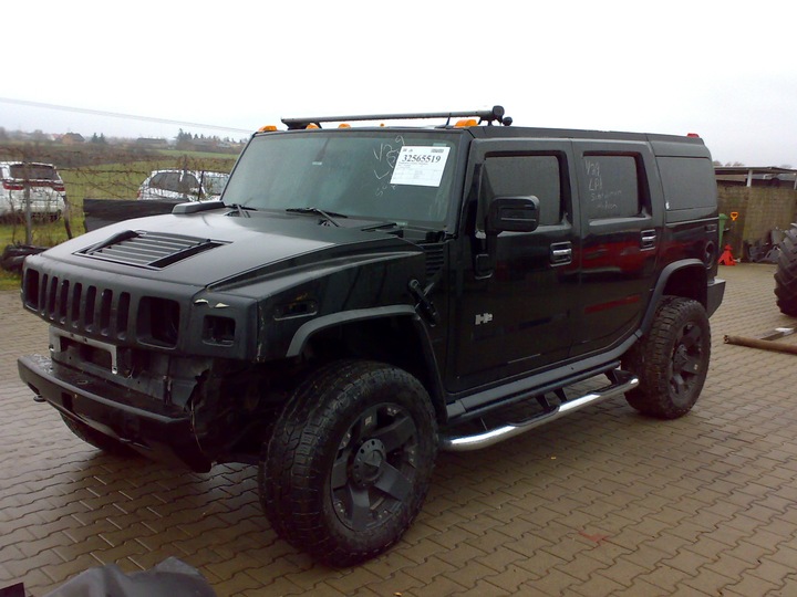 HUMMER H2 2006R. 6.0B FARO PARTE TRASERA VARILLA MOTOR EJE AMORTIGUADOR CUBO 