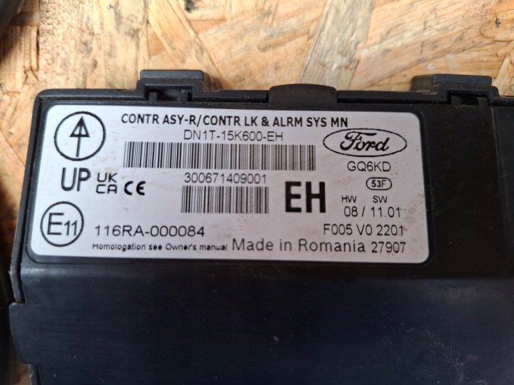 FORD COURIER 1.5TDCI 22R KIT DE DÉMARRAGE CONTRÔLEUR ORDINATEUR