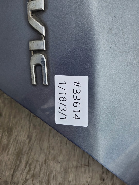 HONDA CIVIC VII COUVERCLES DE COFFRE COUVERCLES DE COFFRE B512M