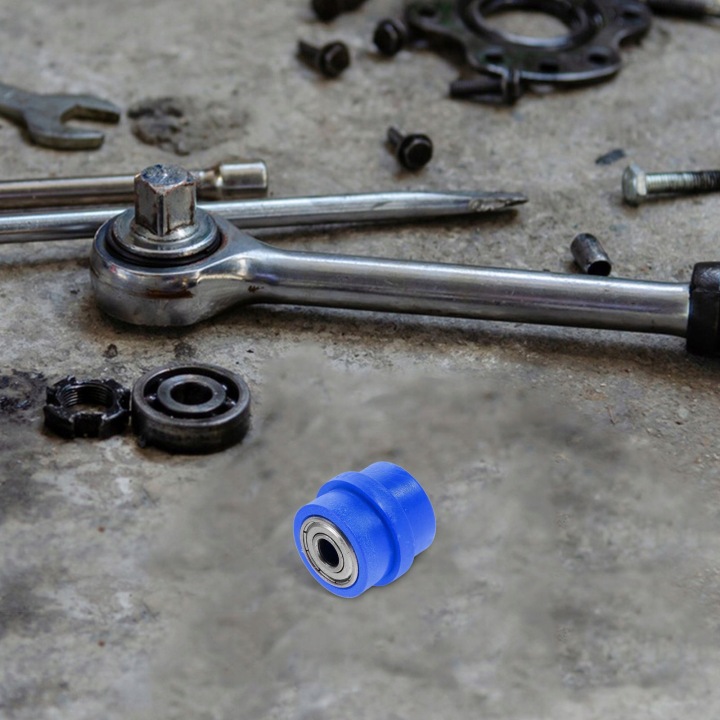 LATWY ASSEMBLAGE BLEU NAPINACZ/PROWADNICA CHAÎNES MOTOCYCLETTE AVEC RDZENIEM ACIER