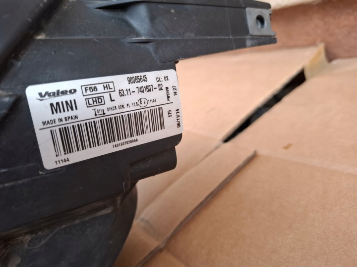 PHARE AVANT MINI COOPER F56 COMPLET LED ORIGINAL