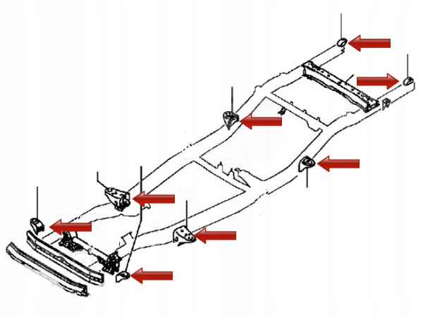 BODY RESTYLING BOLSA BASTIDORES 51MM PARA HONDA CR-V HR-V 