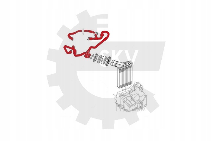 FIL TUYAU RÉCHAUFFEURS 43SKV818 ESEN SKV