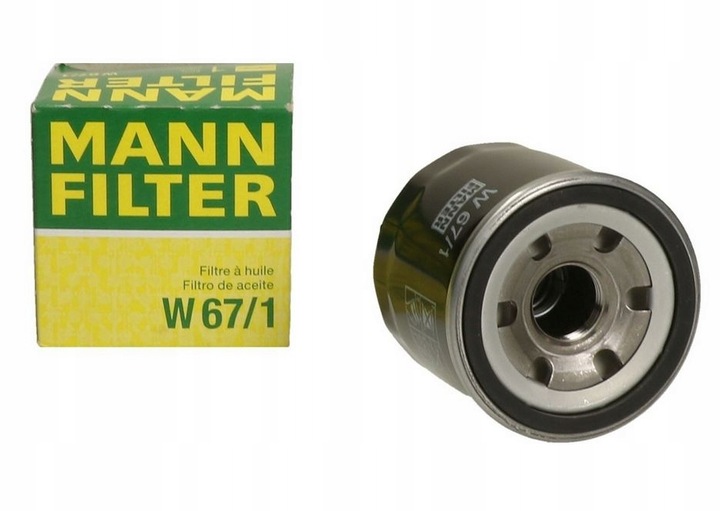 MANN FILTER FILTRO ACEITES DACIA, FORD, HONDA, HYUNDAI, KIA, MAZDA, NISSAN, RE 