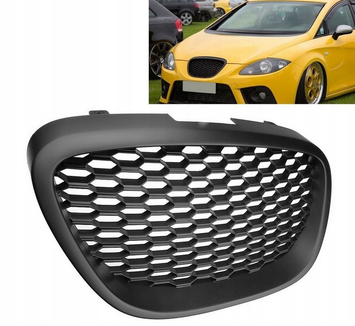 CALANDRE DU RADIATEUR DÉFLECTEUR GRILLE AVANT SANS D'INSIGNE SEAT LEON 1P ALTEA 2 TOLEDO 3 photo 1 - milautoparts-fr.ukrlive.com