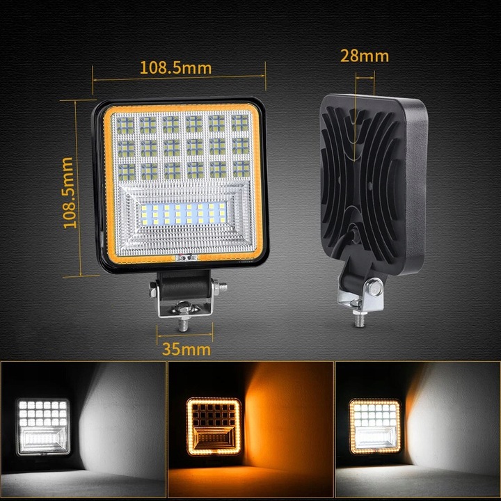 FARO EN FUNCIONAMIENTO HALÓGENO AL AUTO TECHO 150W POTENTE 