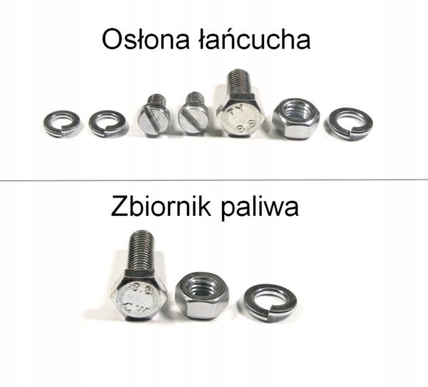 BOULONS CHÂSSIS CARROSSERIES WSK 125 B3 JEDNORAMOWKA OCYNKOWANE CLASSE 8.8 GRAND JEU