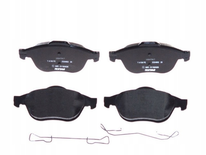 TEXTAR 2324802 KIT PLAQUETTES FREINS FREINS DISQUE