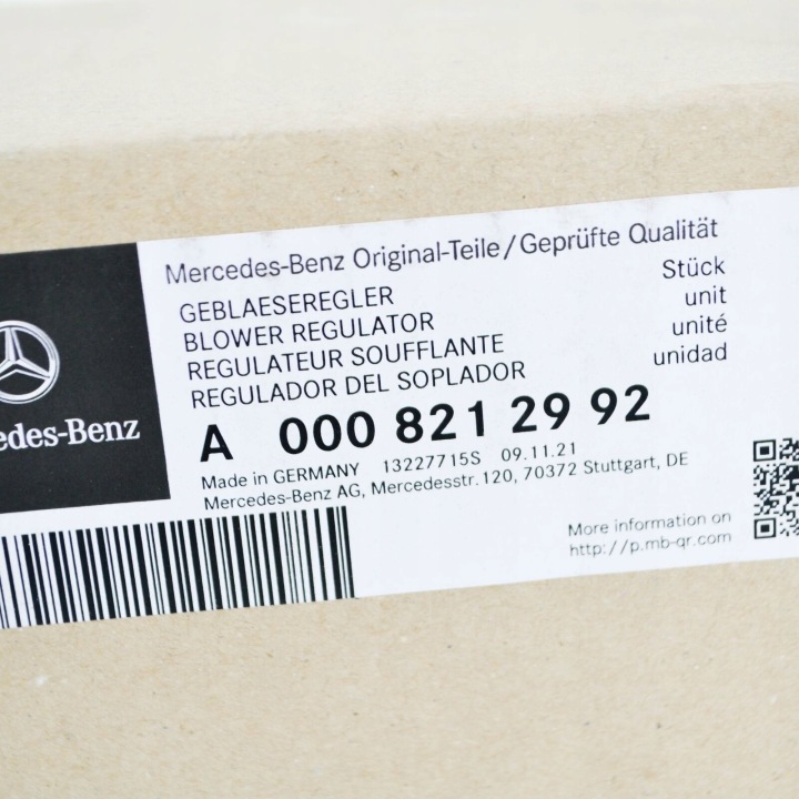 MERCEDES-BENZ SPRINTER 906 BLOWER RÉGULATEUR CONTROL UNIT A0008212992