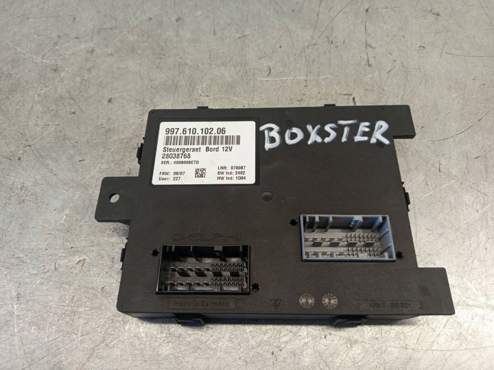 PORSCHE BOXSTER 987 997 MODULE CONFORT CONTRÔLEUR 99761010206